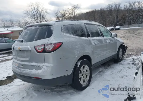 2013 Chevrolet Traverse 2Lt из США, поврежденный, VIN 1GNKVJKD2DJ196286